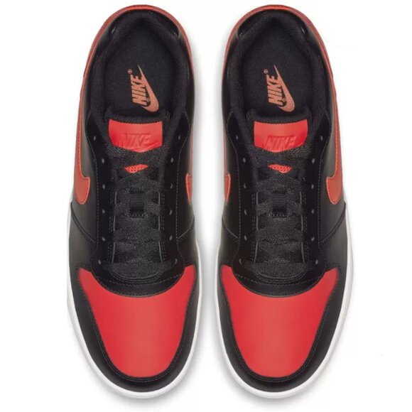 Nike Ebernon Low Men Retro Basketball Shoes Sneakers Black Red Habanero main image 6
